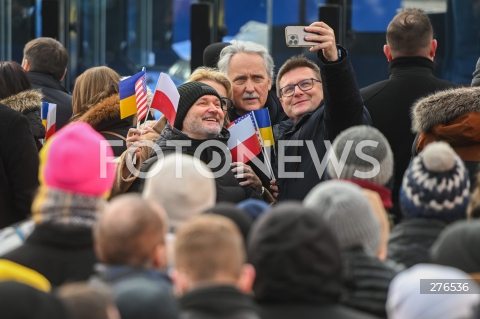  21.02.2023 WARSZAWA ( Warsaw - Poland ) <br />
<br />
WIZYTA PREZYDENTA USA JOE BIDENA W WARSZAWIE<br />
PRZEMOWIENIE W OGRODACH ZAMKU KROLEWSKIEGO W WARSZAWIE<br />
<br />
U.S. President Joe Biden's visit to Warsaw, Poland<br />
President Biden to Speak at the Gardens of the Royal Castle in Warsaw, Poland<br />
<br />
N/Z JAROSLAW WALESA <br />
<br />
 