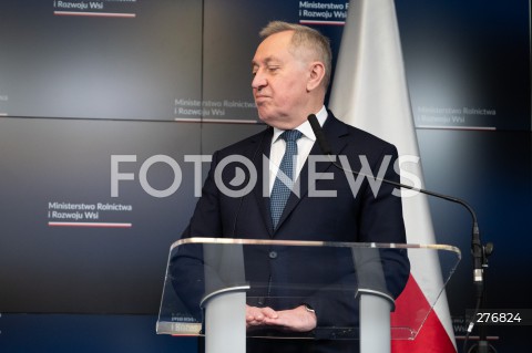  29.03.2023 WARSZAWA<br />
KONFERENCJA PRASOWA MINISTRA ROLNICTWA I ROZWOJU WSI<br />
N/Z HENRYK KOWALCZYK<br />
FOT. MARCIN BANASZKIEWICZ/FOTONEWS  