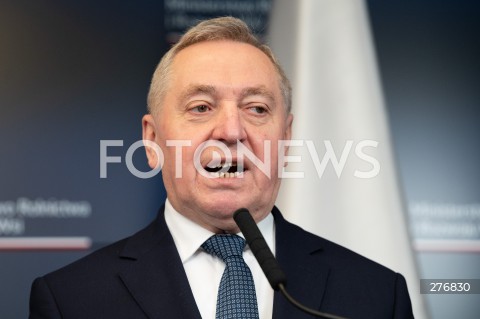  29.03.2023 WARSZAWA<br />
KONFERENCJA PRASOWA MINISTRA ROLNICTWA I ROZWOJU WSI<br />
N/Z HENRYK KOWALCZYK<br />
FOT. MARCIN BANASZKIEWICZ/FOTONEWS  