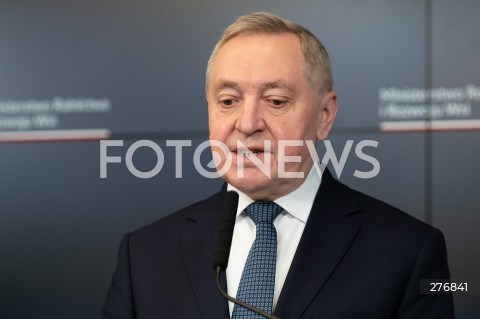  29.03.2023 WARSZAWA<br />
KONFERENCJA PRASOWA MINISTRA ROLNICTWA I ROZWOJU WSI<br />
N/Z HENRYK KOWALCZYK<br />
FOT. MARCIN BANASZKIEWICZ/FOTONEWS  