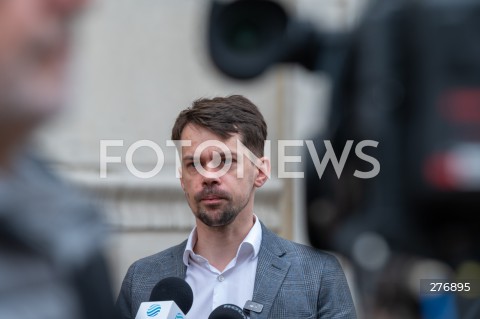  01.04.2023 WARSZAWA<br />
KONFERENCJA PRASOWA LIDERA AGROUNII MICHALA KOLODZIEJCZAKA<br />
N/Z MICHAL KOLODZIEJCZAK<br />
FOT. MARCIN BANASZKIEWICZ/FOTONEWS  