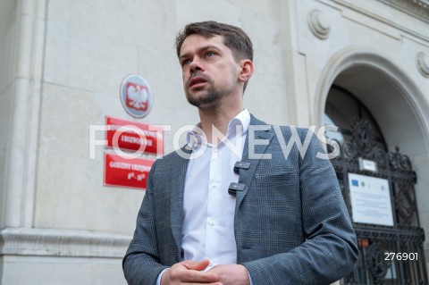  01.04.2023 WARSZAWA<br />
KONFERENCJA PRASOWA LIDERA AGROUNII MICHALA KOLODZIEJCZAKA<br />
N/Z MICHAL KOLODZIEJCZAK<br />
FOT. MARCIN BANASZKIEWICZ/FOTONEWS  