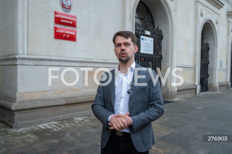  01.04.2023 WARSZAWA<br />
KONFERENCJA PRASOWA LIDERA AGROUNII MICHALA KOLODZIEJCZAKA<br />
N/Z MICHAL KOLODZIEJCZAK<br />
FOT. MARCIN BANASZKIEWICZ/FOTONEWS  