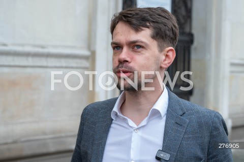  01.04.2023 WARSZAWA<br />
KONFERENCJA PRASOWA LIDERA AGROUNII MICHALA KOLODZIEJCZAKA<br />
N/Z MICHAL KOLODZIEJCZAK<br />
FOT. MARCIN BANASZKIEWICZ/FOTONEWS  