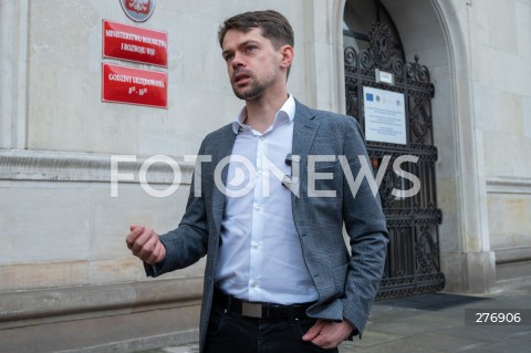  01.04.2023 WARSZAWA<br />
KONFERENCJA PRASOWA LIDERA AGROUNII MICHALA KOLODZIEJCZAKA<br />
N/Z MICHAL KOLODZIEJCZAK<br />
FOT. MARCIN BANASZKIEWICZ/FOTONEWS  