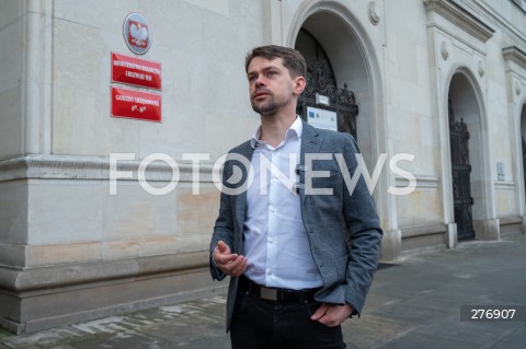  01.04.2023 WARSZAWA<br />
KONFERENCJA PRASOWA LIDERA AGROUNII MICHALA KOLODZIEJCZAKA<br />
N/Z MICHAL KOLODZIEJCZAK<br />
FOT. MARCIN BANASZKIEWICZ/FOTONEWS  