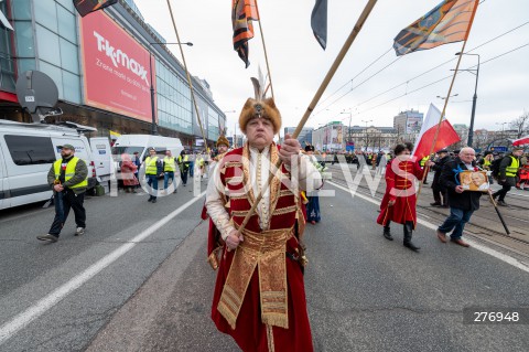  02.04.2023 WARSZAWA<br />
NARODOWY MARSZ PAPIESKI<br />
N/Z UCZESTNICY MARSZU<br />
FOT. MARCIN BANASZKIEWICZ/FOTONEWS  