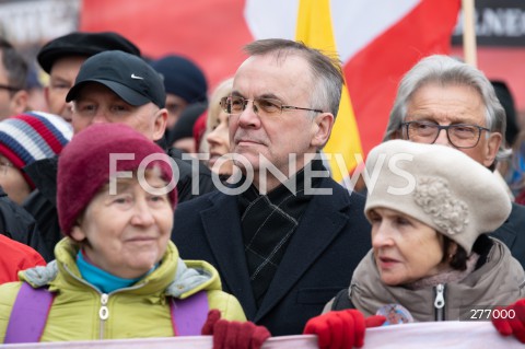  02.04.2023 WARSZAWA<br />
NARODOWY MARSZ PAPIESKI<br />
N/Z JAROSLAW SELLIN<br />
FOT. MARCIN BANASZKIEWICZ/FOTONEWS  