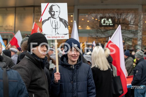  02.04.2023 WARSZAWA<br />
NARODOWY MARSZ PAPIESKI<br />
N/Z OSKAR SZAFAROWICZ<br />
FOT. MARCIN BANASZKIEWICZ/FOTONEWS  