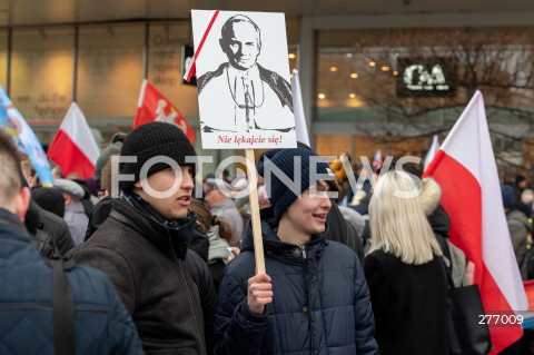  02.04.2023 WARSZAWA<br />
NARODOWY MARSZ PAPIESKI<br />
N/Z OSKAR SZAFAROWICZ<br />
FOT. MARCIN BANASZKIEWICZ/FOTONEWS  