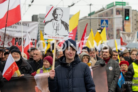  02.04.2023 WARSZAWA<br />
NARODOWY MARSZ PAPIESKI<br />
N/Z OSKAR SZAFAROWICZ<br />
FOT. MARCIN BANASZKIEWICZ/FOTONEWS  