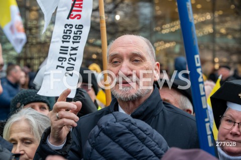  02.04.2023 WARSZAWA<br />
NARODOWY MARSZ PAPIESKI<br />
N/Z ANTONI MACIEREWICZ<br />
FOT. MARCIN BANASZKIEWICZ/FOTONEWS  