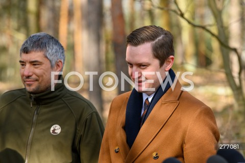  04.04.2023 WARSZAWA<br />
KONFERENCJA PRASOWA Z UDZIALEM SEBASTIANA KALETY W OBRONIE POLSKICH LASOW<br />
N/Z SEBASTIAN KALETA<br />
 