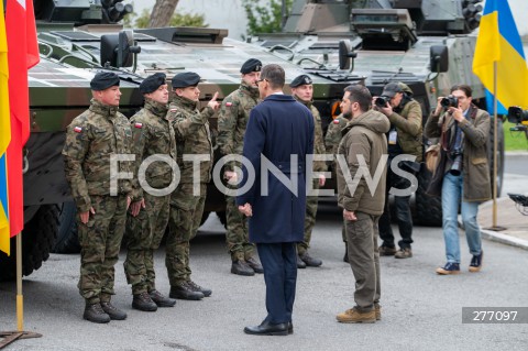  05.04.2023 WARSZAWA<br />
WIZYTA PREZYDENTA UKRAINY WOLODYMYRA ZELENSKIEGO W WARSZAWIE<br />
<br />
UKRAINIAN PRESIDENT WOLODYMYR ZELENSKY VISITS POLAND<br />
<br />
N/Z WOLODYMYR ZELENSKI MATEUSZ MORAWIECKI<br />
FOT. MARCIN BANASZKIEWICZ/FOTONEWS  