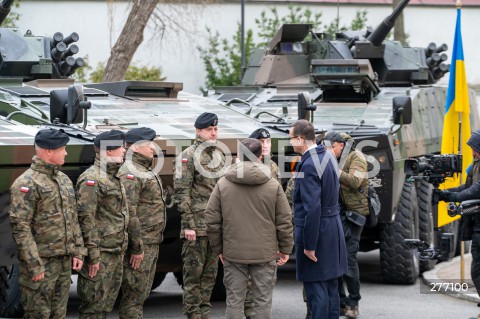  05.04.2023 WARSZAWA<br />
WIZYTA PREZYDENTA UKRAINY WOLODYMYRA ZELENSKIEGO W WARSZAWIE<br />
<br />
UKRAINIAN PRESIDENT WOLODYMYR ZELENSKY VISITS POLAND<br />
<br />
N/Z WOLODYMYR ZELENSKI MATEUSZ MORAWIECKI<br />
FOT. MARCIN BANASZKIEWICZ/FOTONEWS  