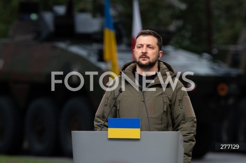  05.04.2023 WARSZAWA<br />
WIZYTA PREZYDENTA UKRAINY WOLODYMYRA ZELENSKIEGO W WARSZAWIE<br />
<br />
UKRAINIAN PRESIDENT WOLODYMYR ZELENSKY VISITS POLAND<br />
<br />
N/Z PREZYDENT UKRAINY WOLODYMYR ZELENSKI<br />
FOT. MARCIN BANASZKIEWICZ/FOTONEWS  