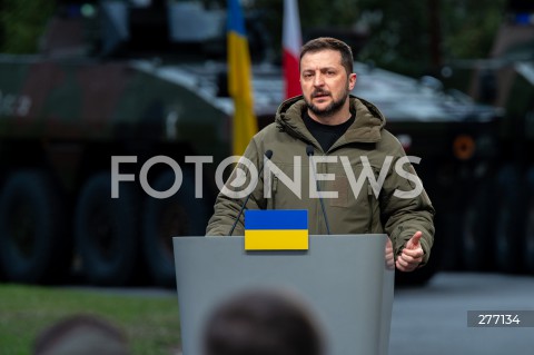  05.04.2023 WARSZAWA<br />
WIZYTA PREZYDENTA UKRAINY WOLODYMYRA ZELENSKIEGO W WARSZAWIE<br />
<br />
UKRAINIAN PRESIDENT WOLODYMYR ZELENSKY VISITS POLAND<br />
<br />
N/Z PREZYDENT UKRAINY WOLODYMYR ZELENSKI<br />
FOT. MARCIN BANASZKIEWICZ/FOTONEWS  