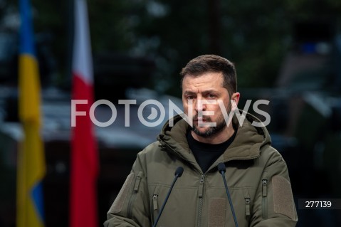  05.04.2023 WARSZAWA<br />
WIZYTA PREZYDENTA UKRAINY WOLODYMYRA ZELENSKIEGO W WARSZAWIE<br />
<br />
UKRAINIAN PRESIDENT WOLODYMYR ZELENSKY VISITS POLAND<br />
<br />
N/Z PREZYDENT UKRAINY WOLODYMYR ZELENSKI<br />
FOT. MARCIN BANASZKIEWICZ/FOTONEWS  