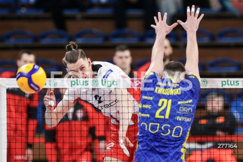  07.04.2023 RZESZOW <br />
SIATKOWKA MEZCZYZN <br />
PLUSLIGA SEZON 2022/2023 <br />
PLUS LIGA POLISH MEN VOLLEYBALL LEAGUE <br />
CWIERCFINAL - 1/4 FINALU - 1. MECZ <br />
MECZ ASSECO RESOVIA - PSG STAL NYSA <br />
N/Z MACIEJ MUZAJ <br />
 