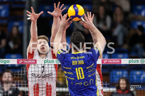  07.04.2023 RZESZOW <br />
SIATKOWKA MEZCZYZN <br />
PLUSLIGA SEZON 2022/2023 <br />
PLUS LIGA POLISH MEN VOLLEYBALL LEAGUE <br />
CWIERCFINAL - 1/4 FINALU - 1. MECZ <br />
MECZ ASSECO RESOVIA - PSG STAL NYSA <br />
N/Z JAKUB KOCHANOWSKI BLOK <br />
 