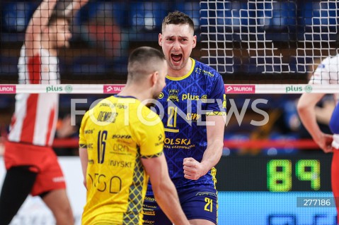  07.04.2023 RZESZOW <br />
SIATKOWKA MEZCZYZN <br />
PLUSLIGA SEZON 2022/2023 <br />
PLUS LIGA POLISH MEN VOLLEYBALL LEAGUE <br />
CWIERCFINAL - 1/4 FINALU - 1. MECZ <br />
MECZ ASSECO RESOVIA - PSG STAL NYSA <br />
N/Z KAMIL KWASOWSKI RADOSC EMOCJE <br />
 