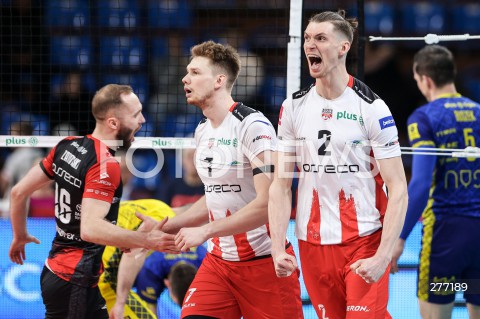  07.04.2023 RZESZOW <br />
SIATKOWKA MEZCZYZN <br />
PLUSLIGA SEZON 2022/2023 <br />
PLUS LIGA POLISH MEN VOLLEYBALL LEAGUE <br />
CWIERCFINAL - 1/4 FINALU - 1. MECZ <br />
MECZ ASSECO RESOVIA - PSG STAL NYSA <br />
N/Z MACIEJ MUZAJ RADOSC EMOCJE <br />
 