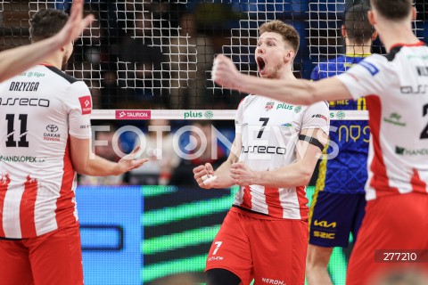  07.04.2023 RZESZOW <br />
SIATKOWKA MEZCZYZN <br />
PLUSLIGA SEZON 2022/2023 <br />
PLUS LIGA POLISH MEN VOLLEYBALL LEAGUE <br />
CWIERCFINAL - 1/4 FINALU - 1. MECZ <br />
MECZ ASSECO RESOVIA - PSG STAL NYSA <br />
N/Z JAKUB KOCHANOWSKI RADOSC EMOCJE <br />
 