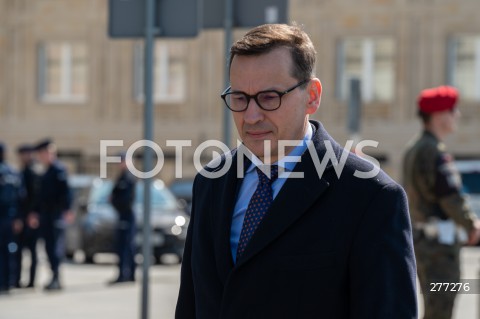  10.04.2023 WARSZAWA<br />
13. ROCZNICA KATASTROFY LOTNICZEJ POD SMOLENSKIEM<br />
N/Z PREMIER MATEUSZ MORAWIECKI<br />
FOT. MARCIN BANASZKIEWICZ/FOTONEWS  