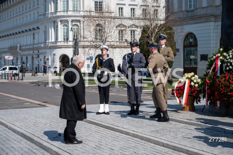  10.04.2023 WARSZAWA<br />
13. ROCZNICA KATASTROFY LOTNICZEJ POD SMOLENSKIEM<br />
N/Z JAROSLAW KACZYNSKI<br />
FOT. MARCIN BANASZKIEWICZ/FOTONEWS  