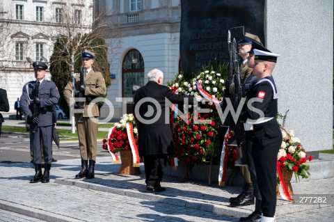  10.04.2023 WARSZAWA<br />
13. ROCZNICA KATASTROFY LOTNICZEJ POD SMOLENSKIEM<br />
N/Z JAROSLAW KACZYNSKI<br />
FOT. MARCIN BANASZKIEWICZ/FOTONEWS  