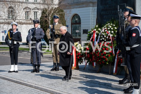  10.04.2023 WARSZAWA<br />
13. ROCZNICA KATASTROFY LOTNICZEJ POD SMOLENSKIEM<br />
N/Z JAROSLAW KACZYNSKI<br />
FOT. MARCIN BANASZKIEWICZ/FOTONEWS  