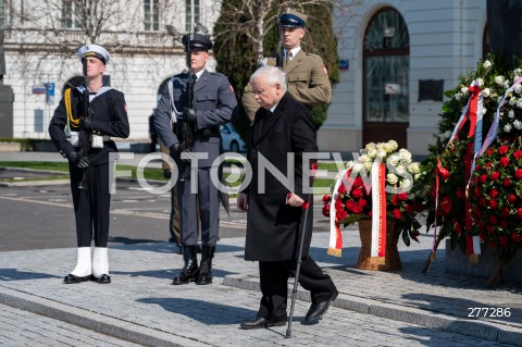  10.04.2023 WARSZAWA<br />
13. ROCZNICA KATASTROFY LOTNICZEJ POD SMOLENSKIEM<br />
N/Z JAROSLAW KACZYNSKI<br />
FOT. MARCIN BANASZKIEWICZ/FOTONEWS  