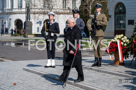  10.04.2023 WARSZAWA<br />
13. ROCZNICA KATASTROFY LOTNICZEJ POD SMOLENSKIEM<br />
N/Z JAROSLAW KACZYNSKI<br />
FOT. MARCIN BANASZKIEWICZ/FOTONEWS  