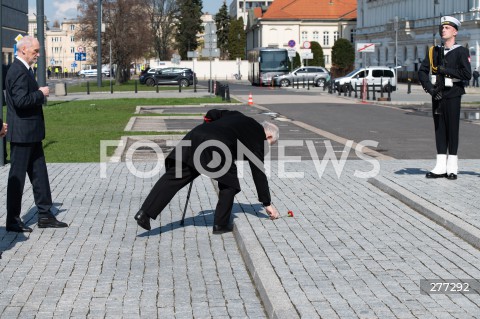  10.04.2023 WARSZAWA<br />
13. ROCZNICA KATASTROFY LOTNICZEJ POD SMOLENSKIEM<br />
N/Z ANTONI MACIEREWICZ JAROSLAW KACZYNSKI<br />
FOT. MARCIN BANASZKIEWICZ/FOTONEWS  