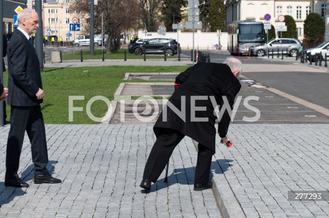  10.04.2023 WARSZAWA<br />
13. ROCZNICA KATASTROFY LOTNICZEJ POD SMOLENSKIEM<br />
N/Z ANTONI MACIEREWICZ JAROSLAW KACZYNSKI<br />
FOT. MARCIN BANASZKIEWICZ/FOTONEWS  