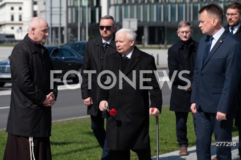  10.04.2023 WARSZAWA<br />
13. ROCZNICA KATASTROFY LOTNICZEJ POD SMOLENSKIEM<br />
N/Z MARIUSZ BLASZCZAK JAROSLAW KACZYNSKI<br />
FOT. MARCIN BANASZKIEWICZ/FOTONEWS  