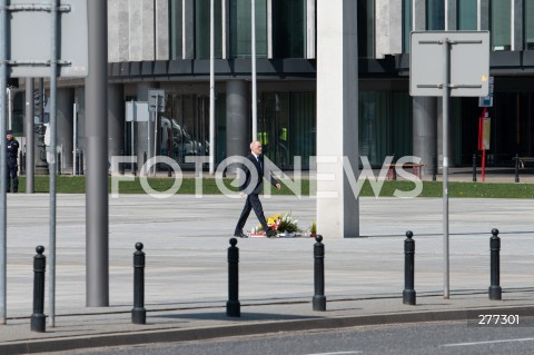  10.04.2023 WARSZAWA<br />
13. ROCZNICA KATASTROFY LOTNICZEJ POD SMOLENSKIEM<br />
N/Z ANTONI MACIEREWICZ<br />
FOT. MARCIN BANASZKIEWICZ/FOTONEWS  