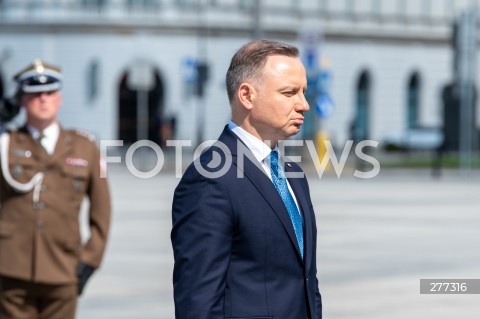  10.04.2023 WARSZAWA<br />
13. ROCZNICA KATASTROFY LOTNICZEJ POD SMOLENSKIEM<br />
N/Z PREZYDENT ANDRZEJ DUDA<br />
FOT. MARCIN BANASZKIEWICZ/FOTONEWS  