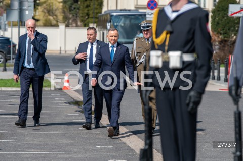  10.04.2023 WARSZAWA<br />
13. ROCZNICA KATASTROFY LOTNICZEJ POD SMOLENSKIEM<br />
N/Z PREZYDENT ANDRZEJ DUDA<br />
FOT. MARCIN BANASZKIEWICZ/FOTONEWS  