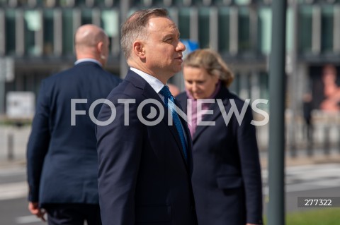  10.04.2023 WARSZAWA<br />
13. ROCZNICA KATASTROFY LOTNICZEJ POD SMOLENSKIEM<br />
N/Z PREZYDENT ANDRZEJ DUDA<br />
FOT. MARCIN BANASZKIEWICZ/FOTONEWS  