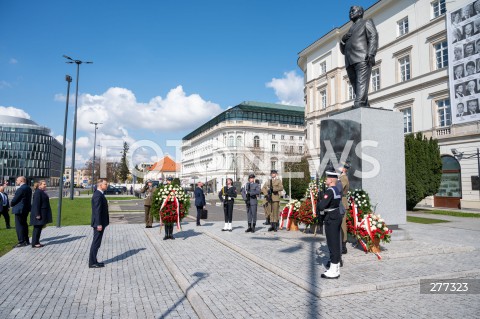  10.04.2023 WARSZAWA<br />
13. ROCZNICA KATASTROFY LOTNICZEJ POD SMOLENSKIEM<br />
N/Z PREZYDENT ANDRZEJ DUDA<br />
FOT. MARCIN BANASZKIEWICZ/FOTONEWS  