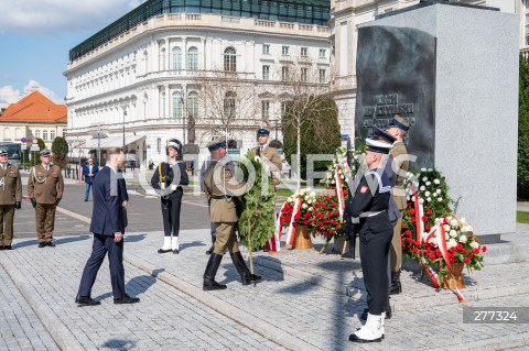  10.04.2023 WARSZAWA<br />
13. ROCZNICA KATASTROFY LOTNICZEJ POD SMOLENSKIEM<br />
N/Z PREZYDENT ANDRZEJ DUDA<br />
FOT. MARCIN BANASZKIEWICZ/FOTONEWS  