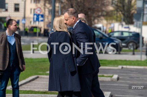  10.04.2023 WARSZAWA<br />
13. ROCZNICA KATASTROFY LOTNICZEJ POD SMOLENSKIEM<br />
N/Z PREZYDENT ANDRZEJ DUDA<br />
FOT. MARCIN BANASZKIEWICZ/FOTONEWS  