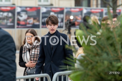  16.04.2023 WARSZAWA<br />
APEL PAMIECI PRZED PALACEM PREZYDENCKIM W ROCZNICE KATASTROFY SMOLENSKIEJ<br />
N/Z OSKAR SZAFAROWICZ<br />
FOT. MARCIN BANASZKIEWICZ/FOTONEWS  