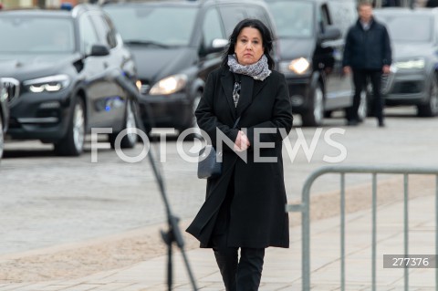  16.04.2023 WARSZAWA<br />
APEL PAMIECI PRZED PALACEM PREZYDENCKIM W ROCZNICE KATASTROFY SMOLENSKIEJ<br />
N/Z ANITA CZERWINSKA<br />
FOT. MARCIN BANASZKIEWICZ/FOTONEWS  