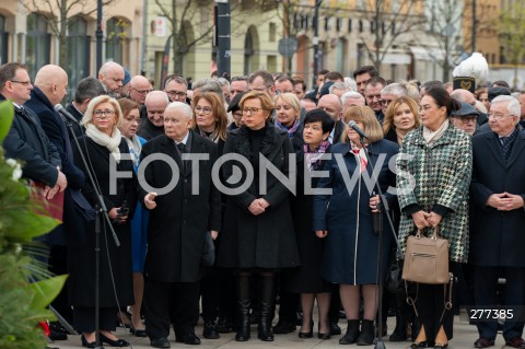  16.04.2023 WARSZAWA<br />
APEL PAMIECI PRZED PALACEM PREZYDENCKIM W ROCZNICE KATASTROFY SMOLENSKIEJ<br />
N/Z JAROSLAW KACZYNSKI<br />
FOT. MARCIN BANASZKIEWICZ/FOTONEWS  