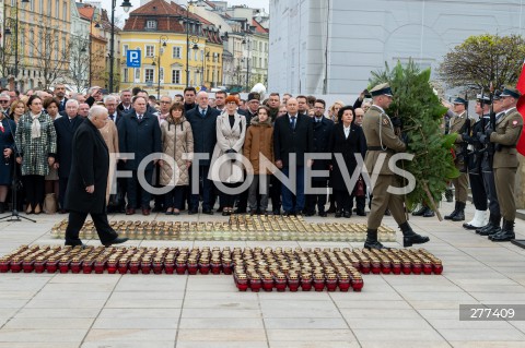  16.04.2023 WARSZAWA<br />
APEL PAMIECI PRZED PALACEM PREZYDENCKIM W ROCZNICE KATASTROFY SMOLENSKIEJ<br />
N/Z JAROSLAW KACZYNSKI<br />
FOT. MARCIN BANASZKIEWICZ/FOTONEWS  