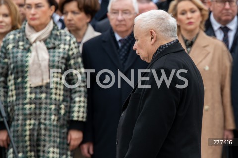  16.04.2023 WARSZAWA<br />
APEL PAMIECI PRZED PALACEM PREZYDENCKIM W ROCZNICE KATASTROFY SMOLENSKIEJ<br />
N/Z JAROSLAW KACZYNSKI<br />
FOT. MARCIN BANASZKIEWICZ/FOTONEWS  