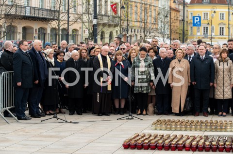  16.04.2023 WARSZAWA<br />
APEL PAMIECI PRZED PALACEM PREZYDENCKIM W ROCZNICE KATASTROFY SMOLENSKIEJ<br />
N/Z JAROSLAW KACZYNSKI<br />
FOT. MARCIN BANASZKIEWICZ/FOTONEWS  