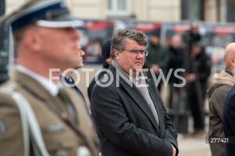  16.04.2023 WARSZAWA<br />
APEL PAMIECI PRZED PALACEM PREZYDENCKIM W ROCZNICE KATASTROFY SMOLENSKIEJ<br />
N/Z MACIEJ WASIK<br />
FOT. MARCIN BANASZKIEWICZ/FOTONEWS  